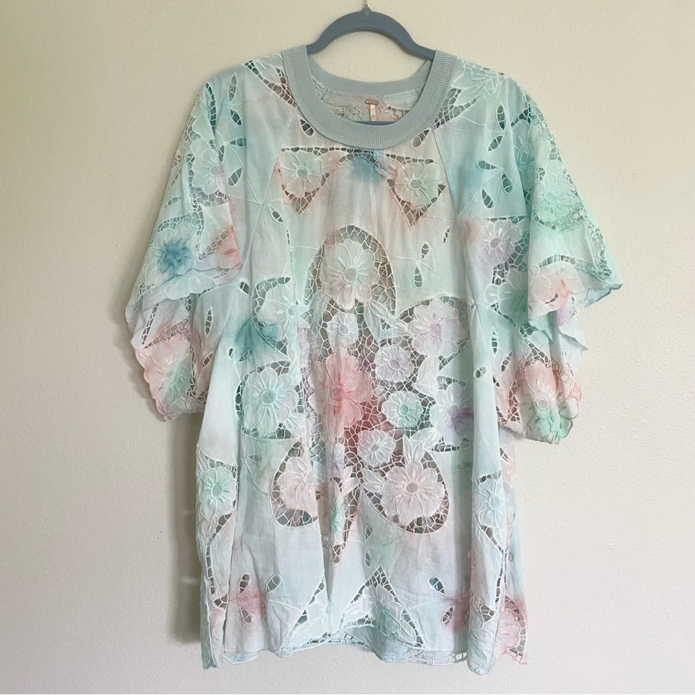 Free People Sunrise Lace Top - Picture 4 of 11